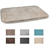 FCSDETAIL Alfombrilla de Baño Antideslizantes de 50X80 cm- Tapete para el Piso Lavable a Máquina con Microfibras Suaves…